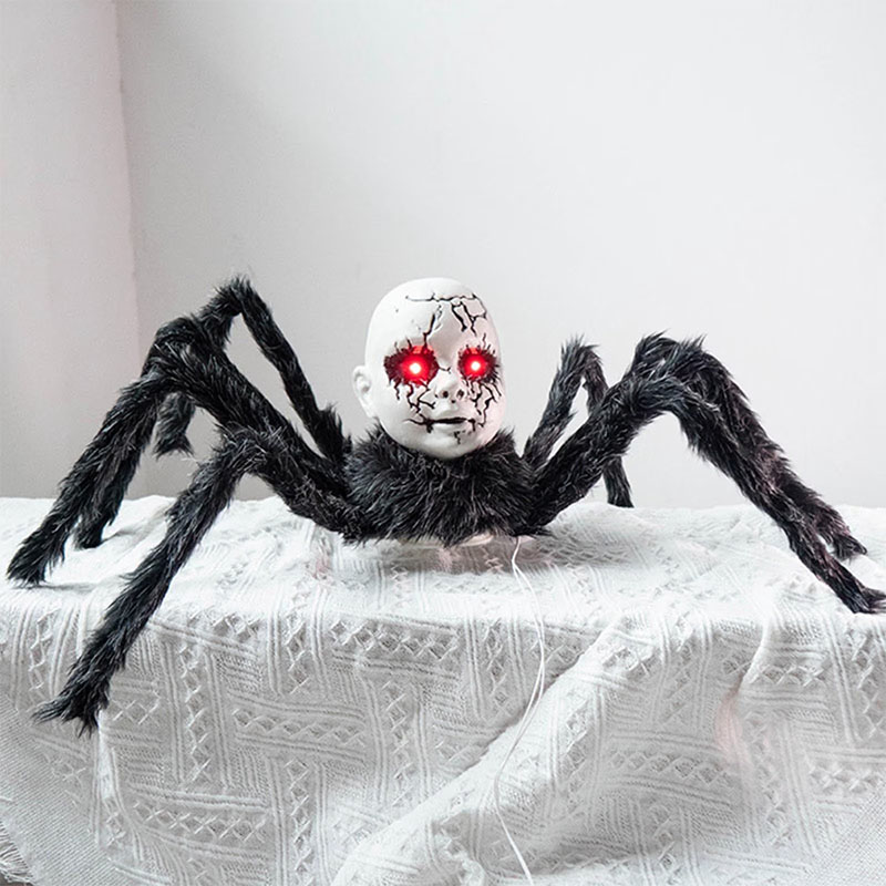 Halloween Baby-Faced Spider Toy