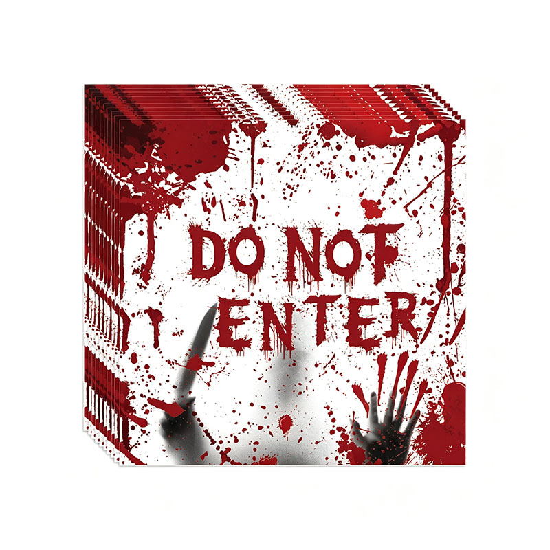Bloody Handprint Halloween Party Set