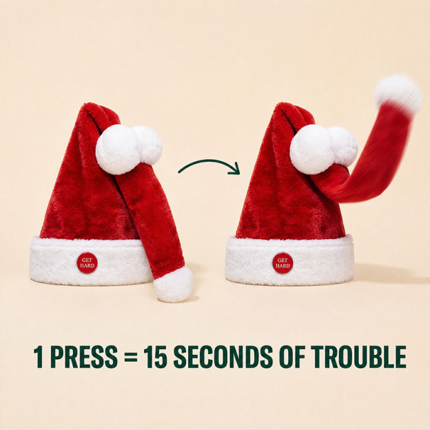 Fun Electric Wiggling Christmas Hat
