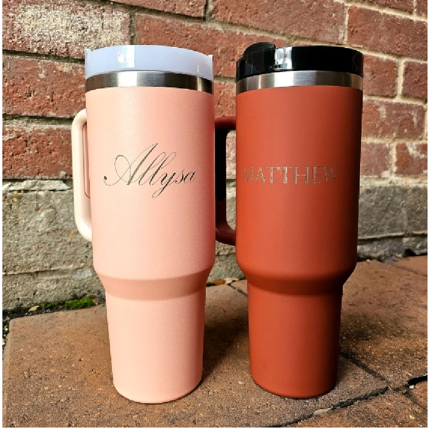 custom engraved tumbler