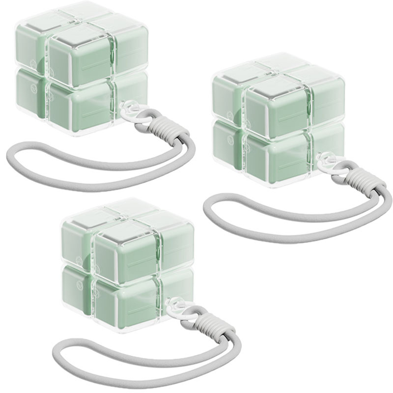Cube-shaped pill organizer