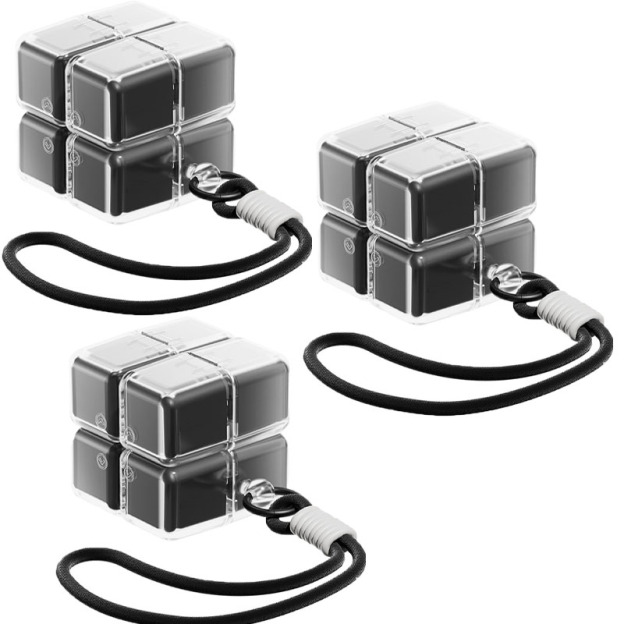 Cube-shaped pill organizer