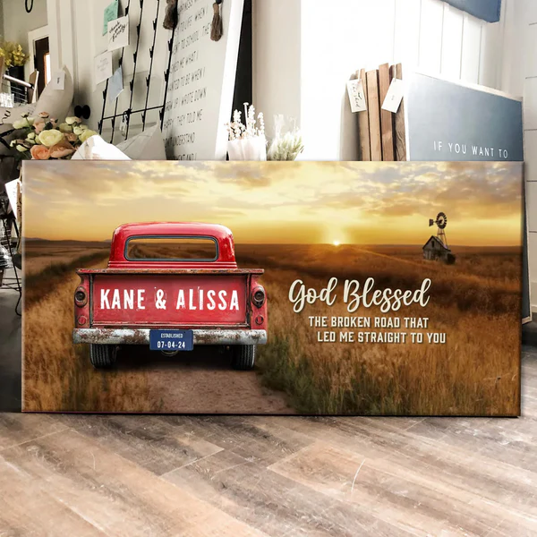 🔥Custom Family Vintage Truck Farmhouse Gift