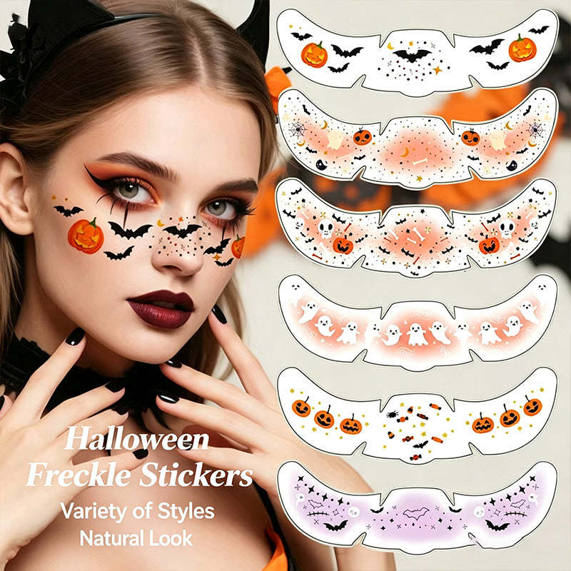 Halloween Face Tattoo Stickers