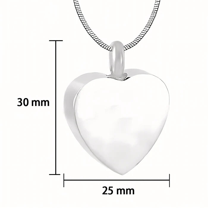 Personalized Heart-shaped Photo Memorial Necklace