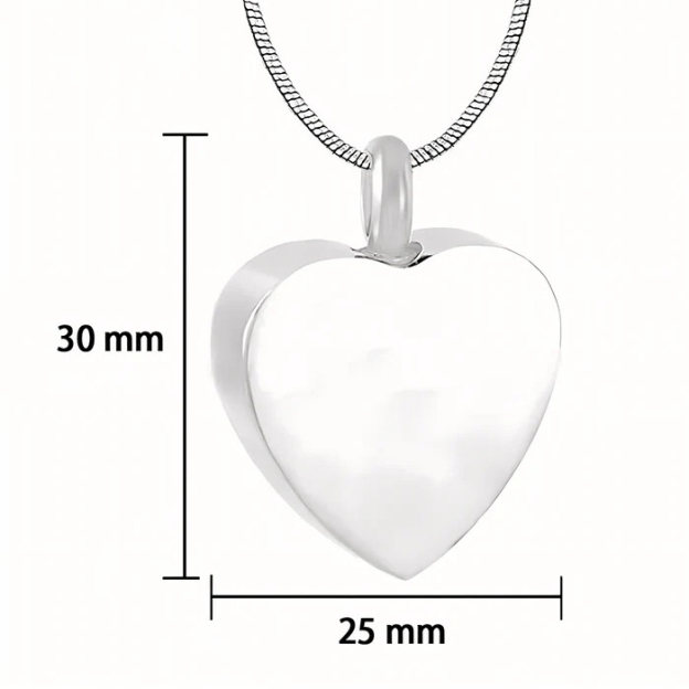 Personalized Heart-shaped Photo Memorial Necklace