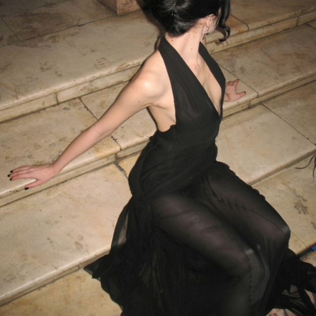 Midnight Sheer Dress