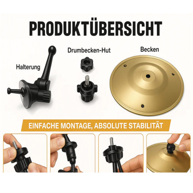 Mini-Drumbecken fürs Auto