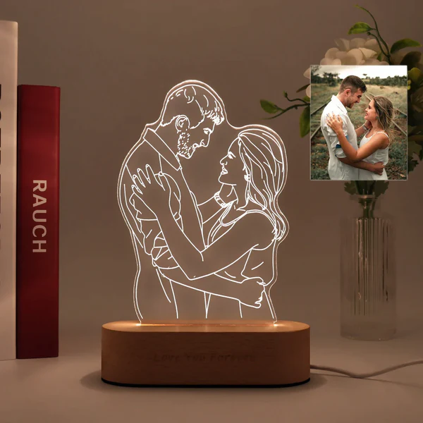 Creative 3D Night Light Holiday Gift DIY