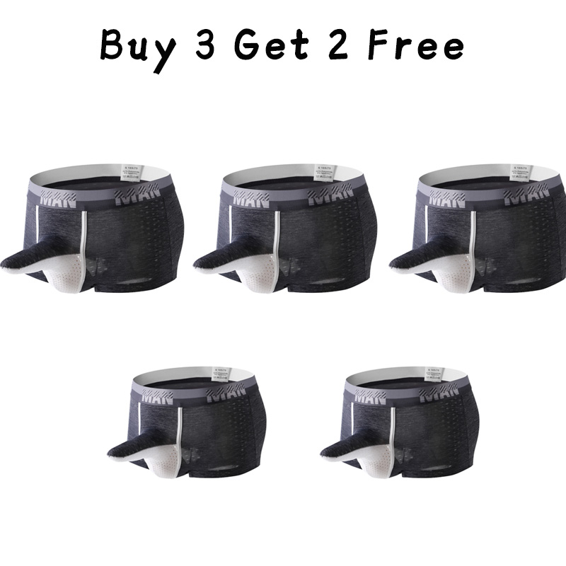 Men's breathable ice silk underwear