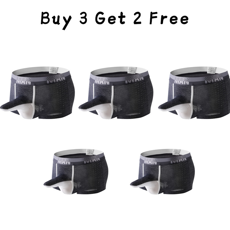 Men's breathable ice silk underwear