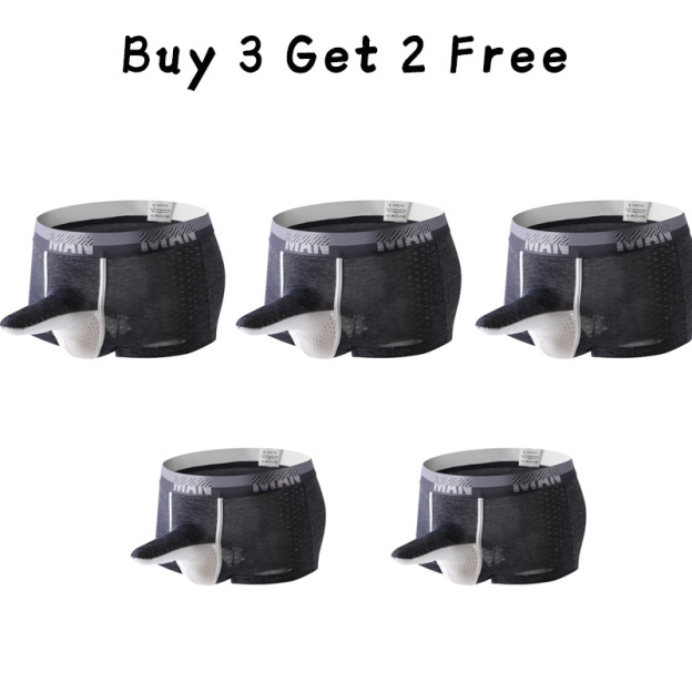 Men's breathable ice silk underwear