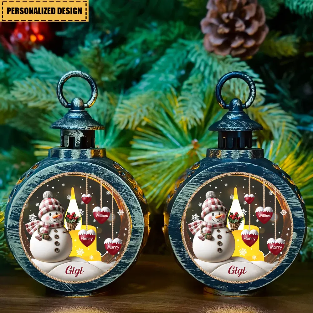 Personalized Custom Christmas Lantern