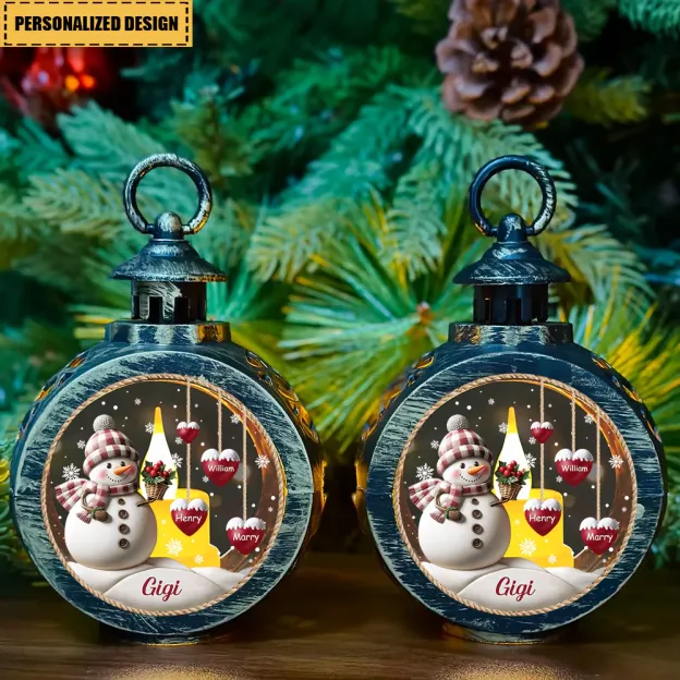 Personalized Custom Christmas Lantern