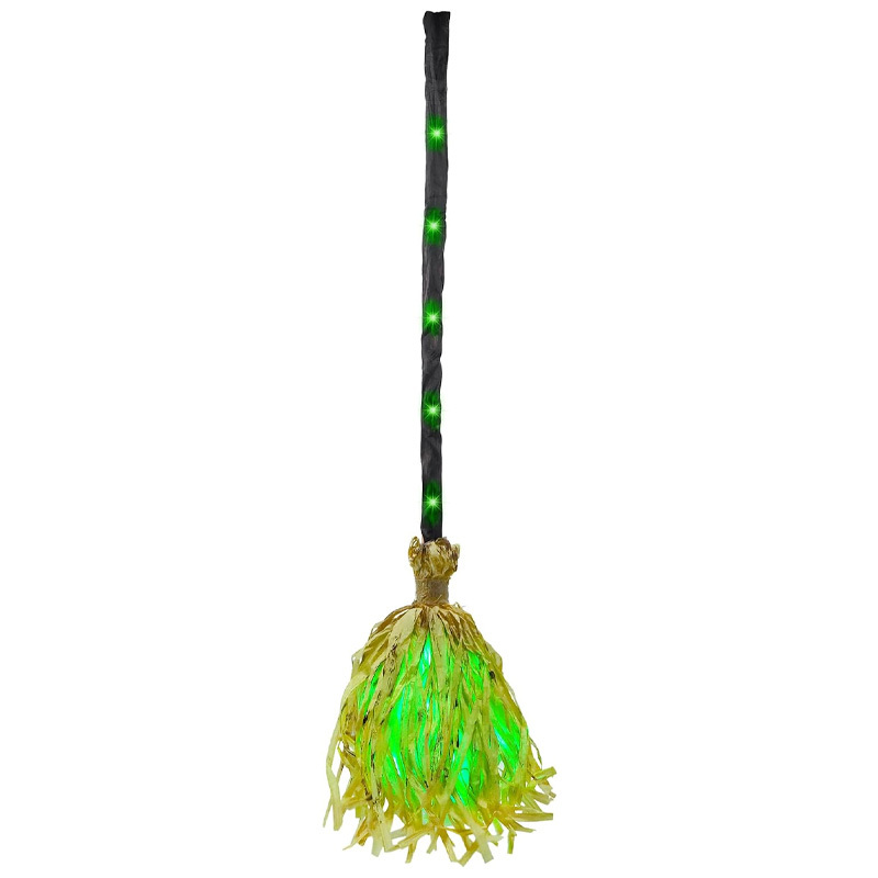Animated witch's broom