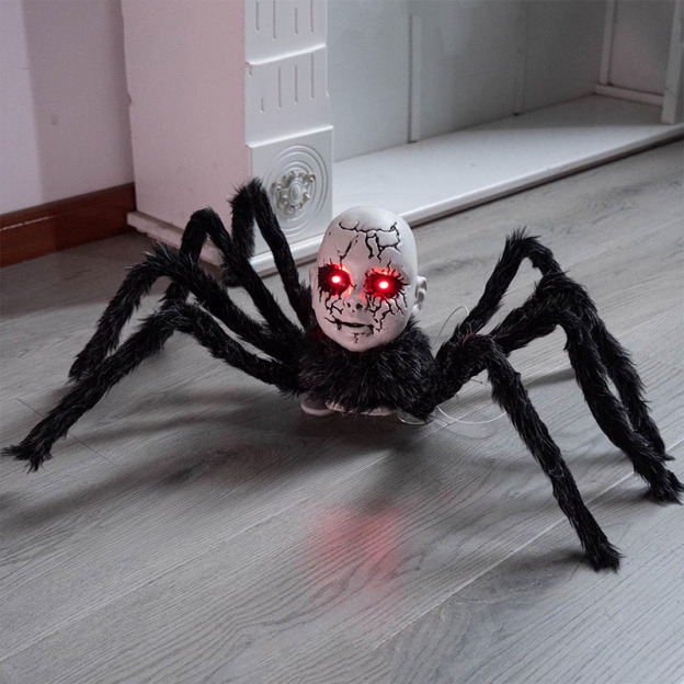 Halloween Baby-Faced Spider Toy
