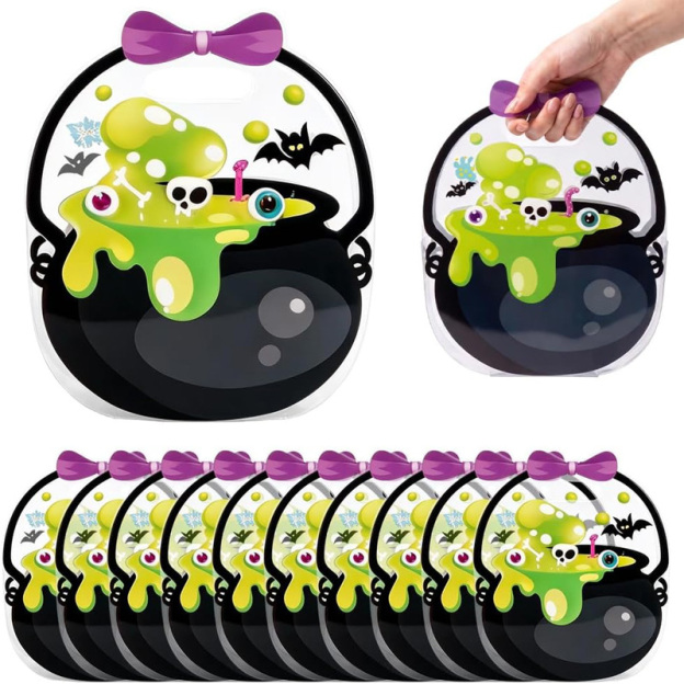 Halloween Transparent Stand-Up Candy Bag