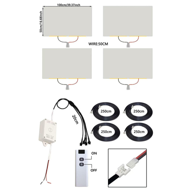 Smart remote control privacy window film