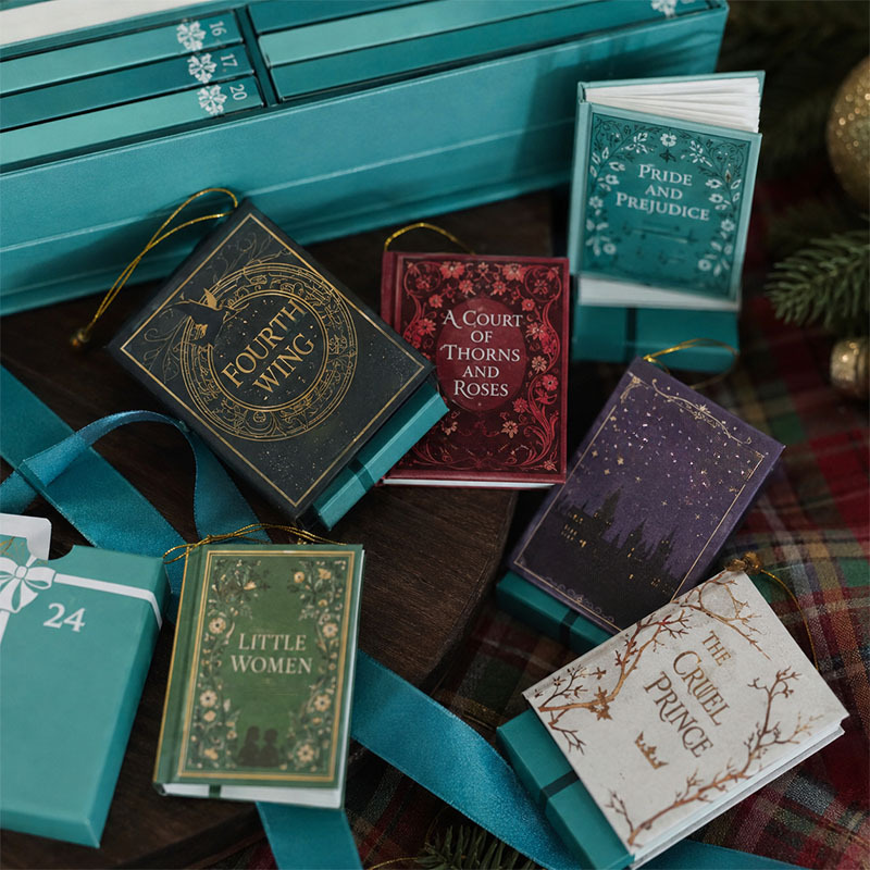 Christmas Mini Book Decorations