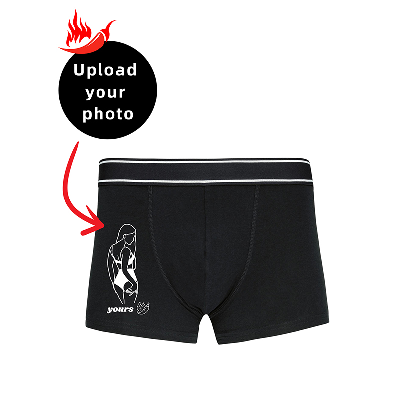 Boxer shorts can be printed with your sexy photos