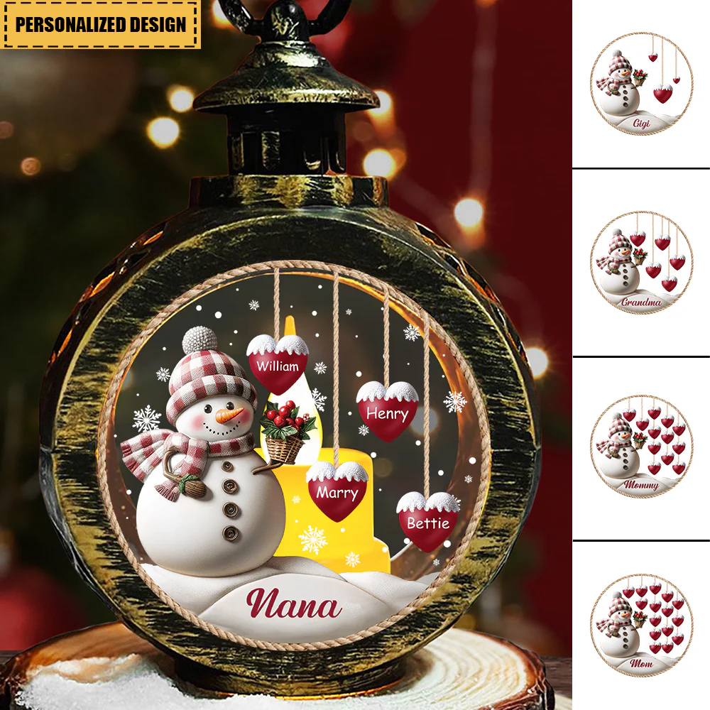 Personalized Custom Christmas Lantern