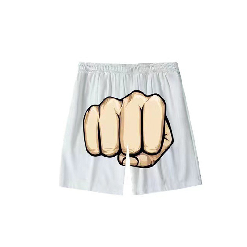 Middle Finger Casual Beach Shorts