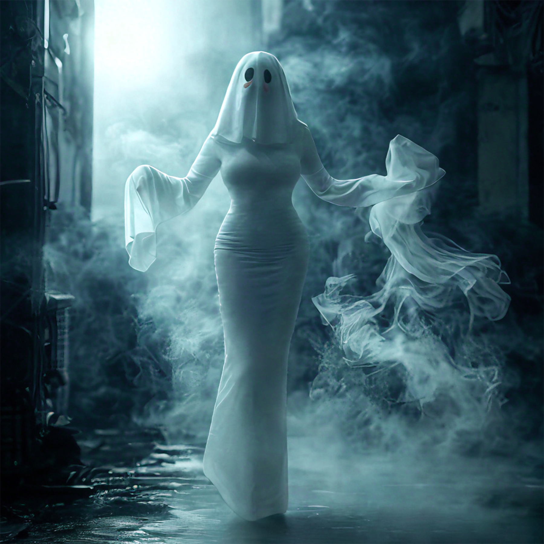 Hollow Halloween Uniform Dress