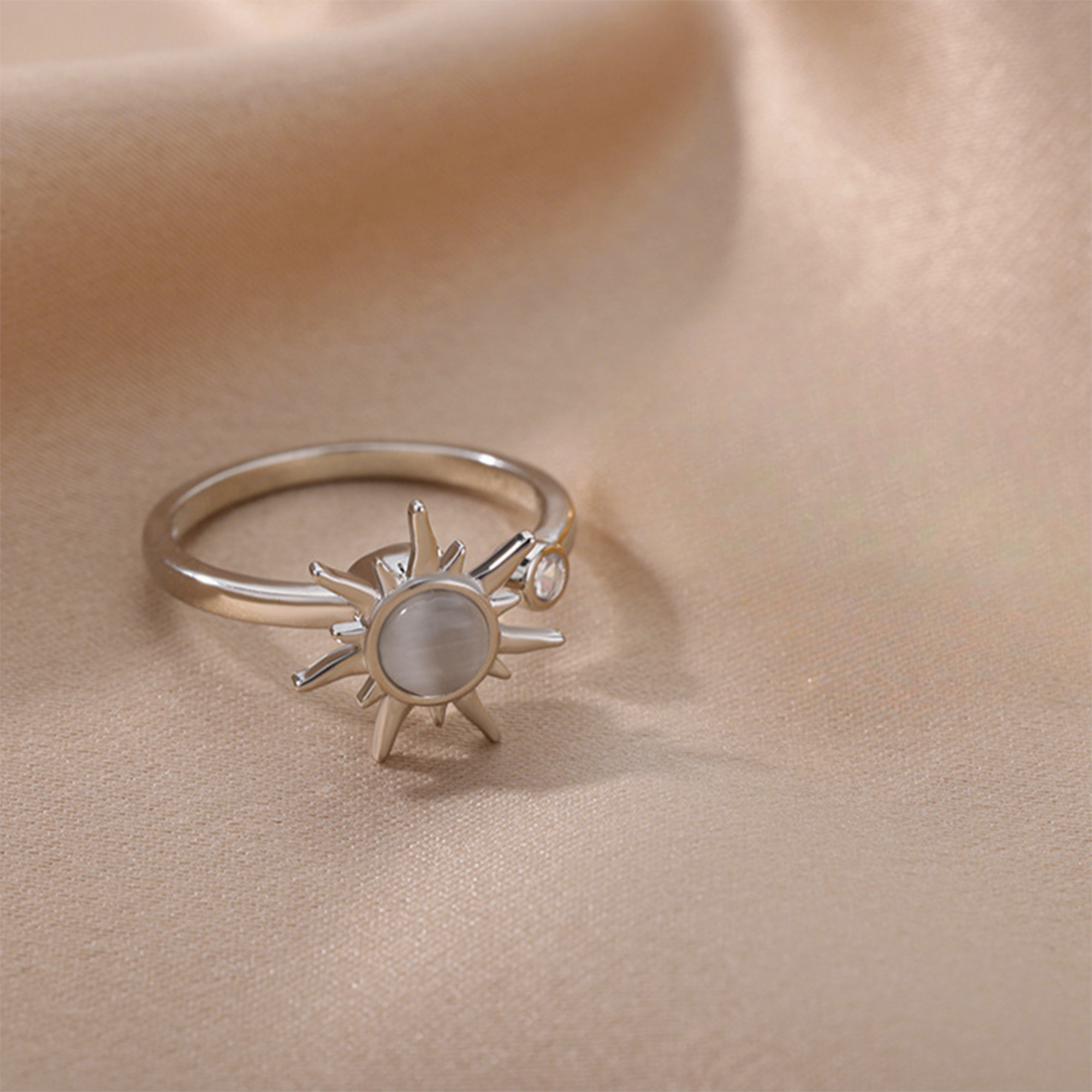 New sunflower open ring