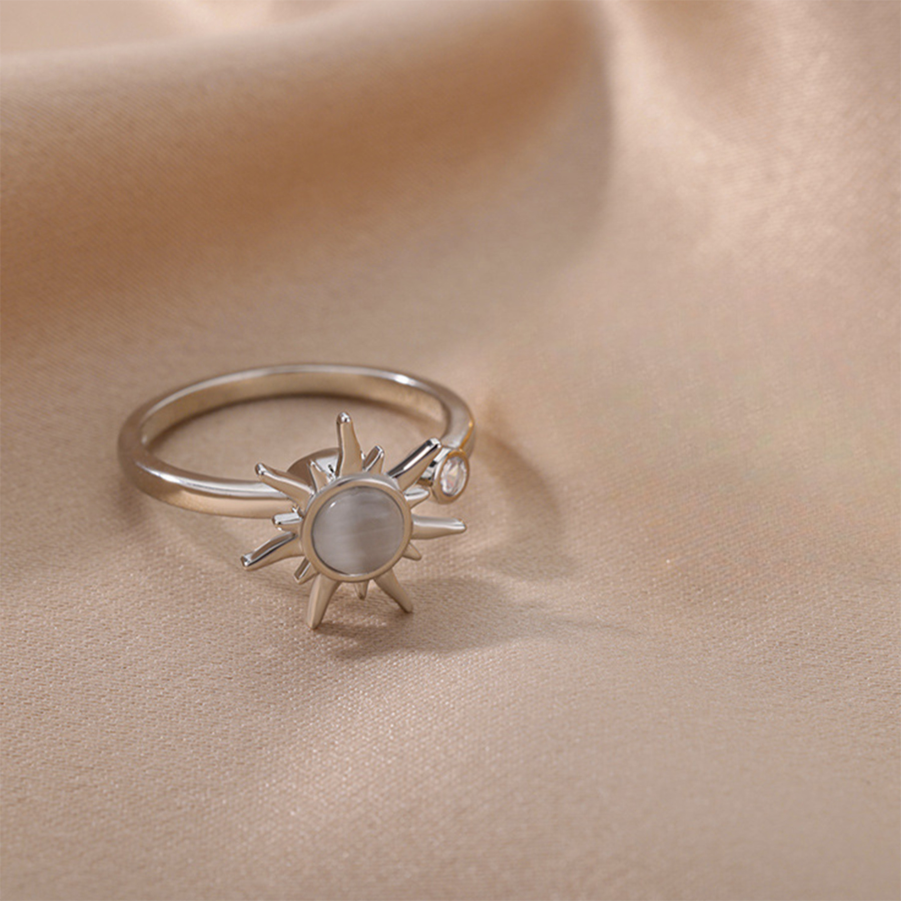New sunflower open ring