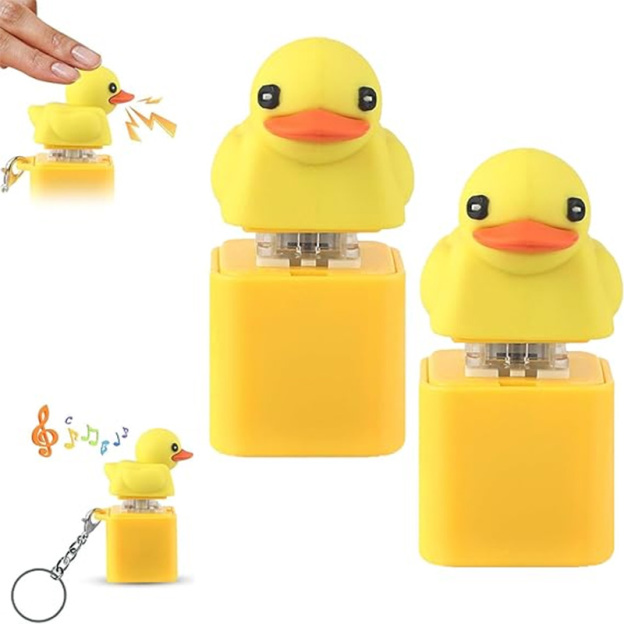 Stress Reducing Magic Duck Keychain