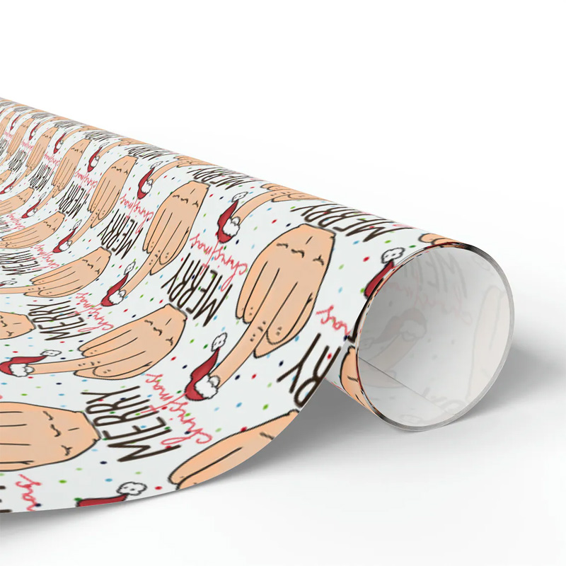Funny Middle Finger Wrapping Paper