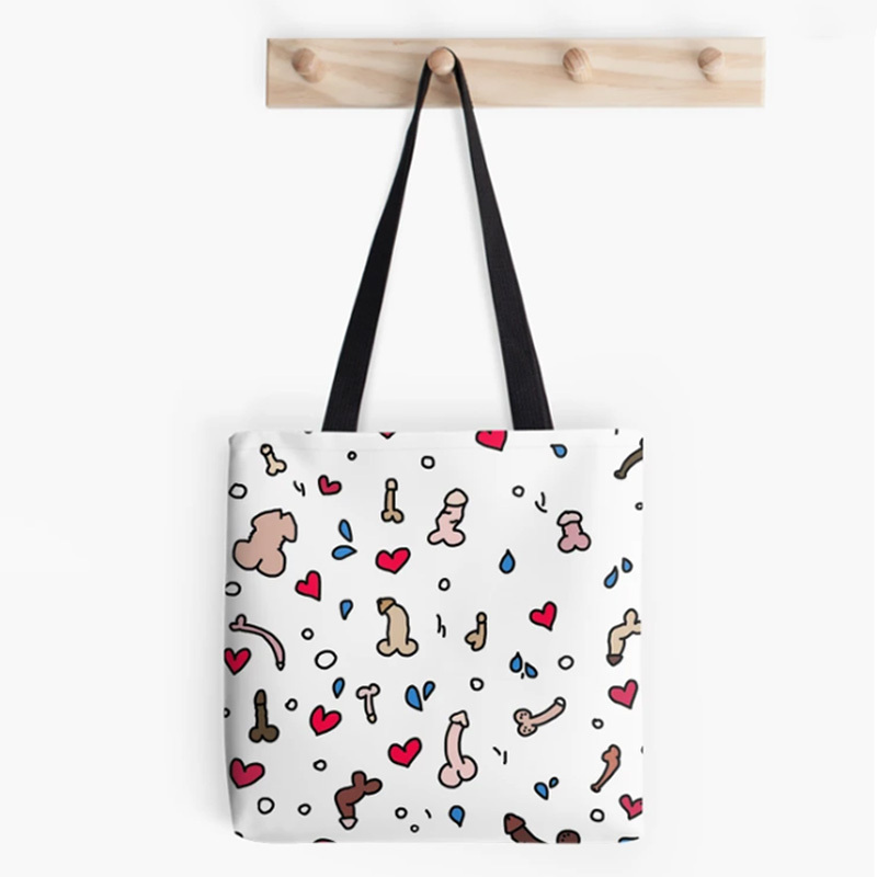 New canvas shoulder handbag