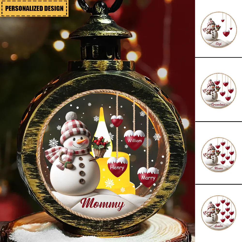 Personalized Custom Christmas Lantern