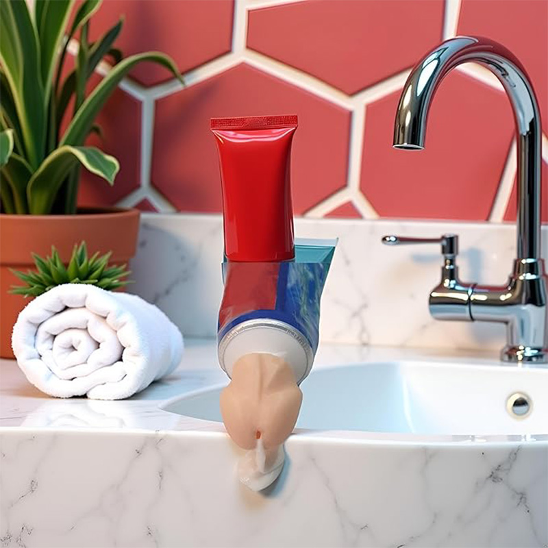 Fun toothpaste protective cap