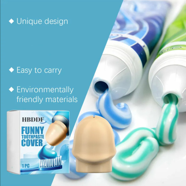 Fun toothpaste protective cap