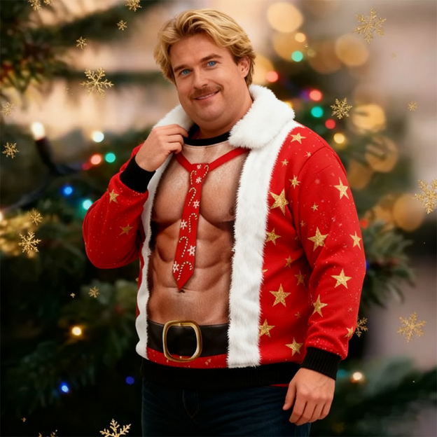 Funny Six Pack Christmas Sweater