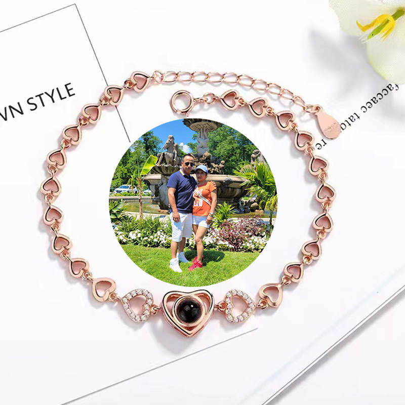 Personalized Love Projection Bracelet