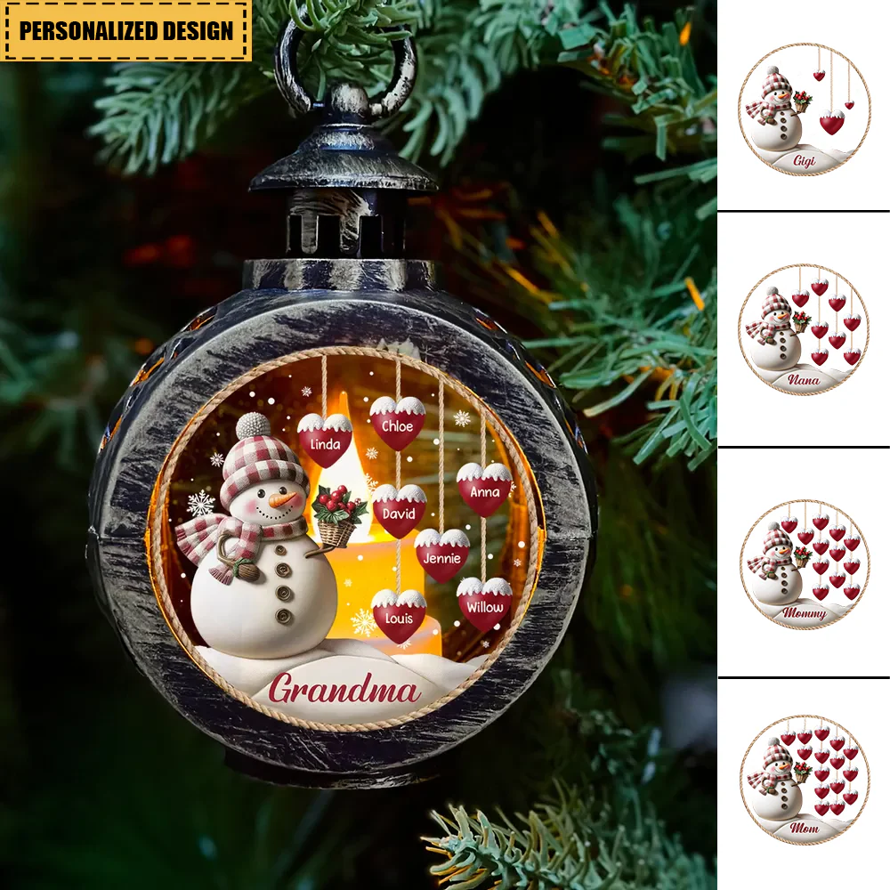 Personalized Custom Christmas Lantern