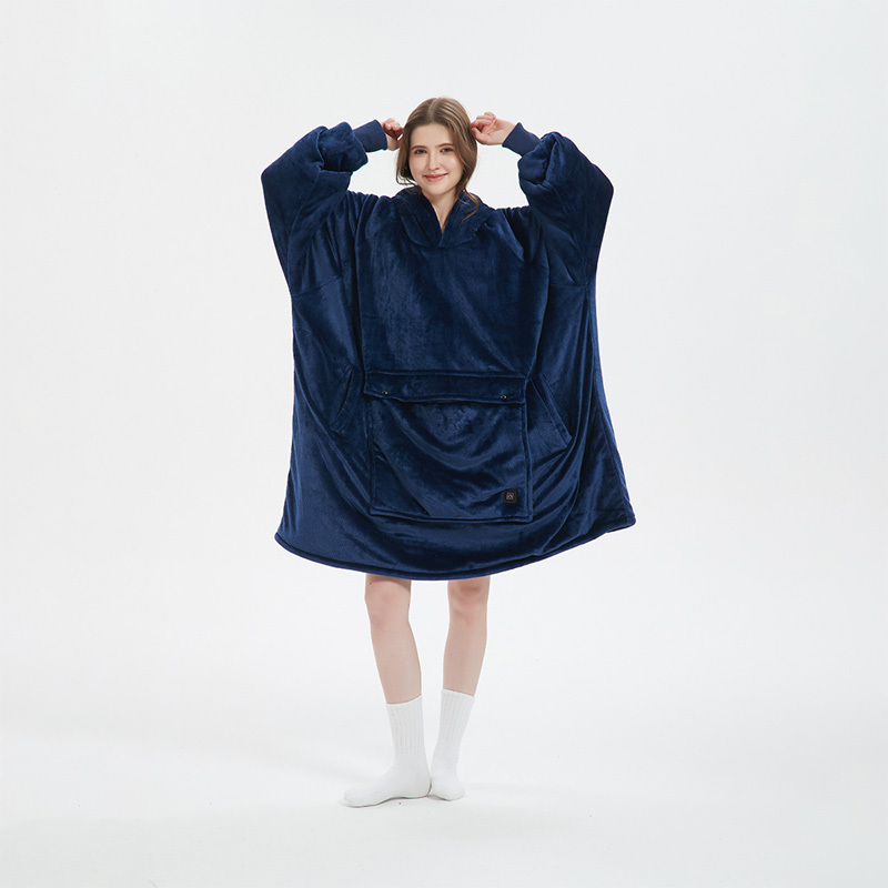 Double-layered thickened lazy-person pajamas