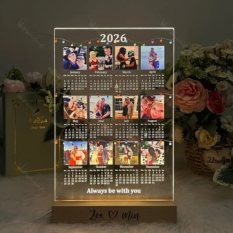 Customized LED Calendar Lightbox