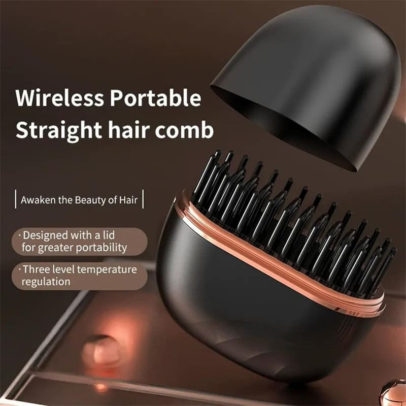 Wireless hair straightener