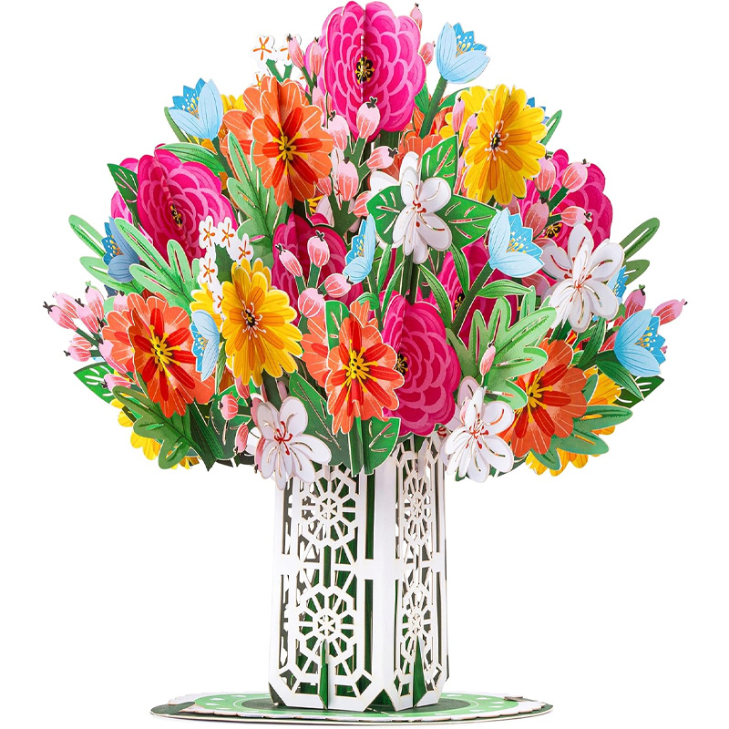 3D Bouquet Pop-up Greeting Card