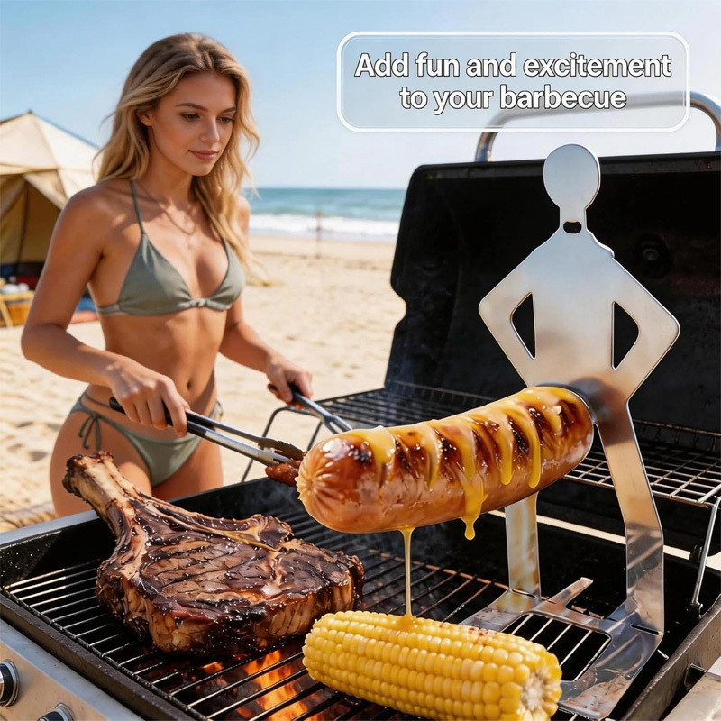 Fun Stainless Steel Sausage Rack