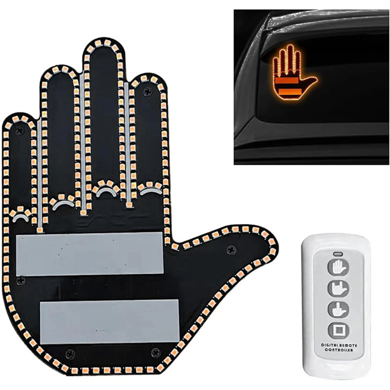 Multi-functional car finger light