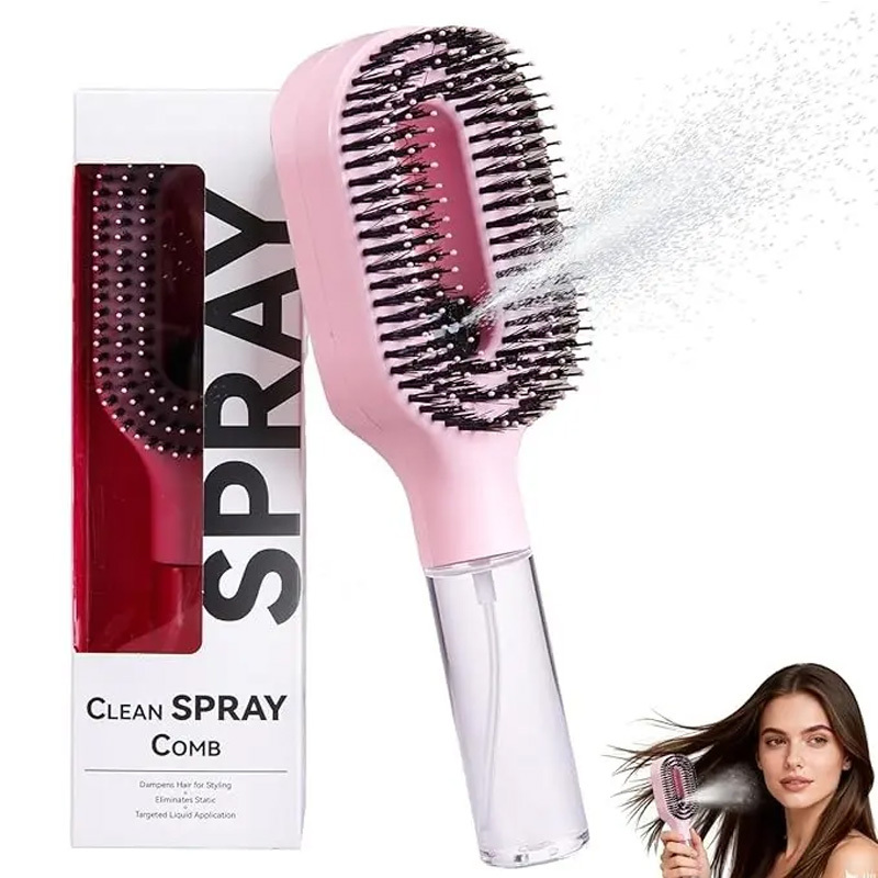 2-in-1 Spray Hairbrush
