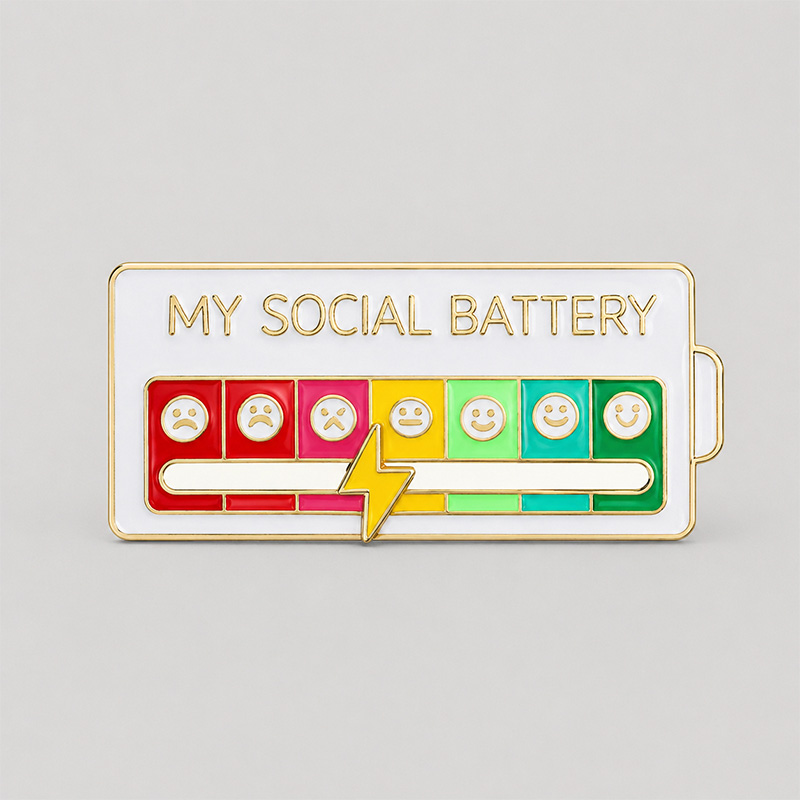 Sliding Mood Brooch