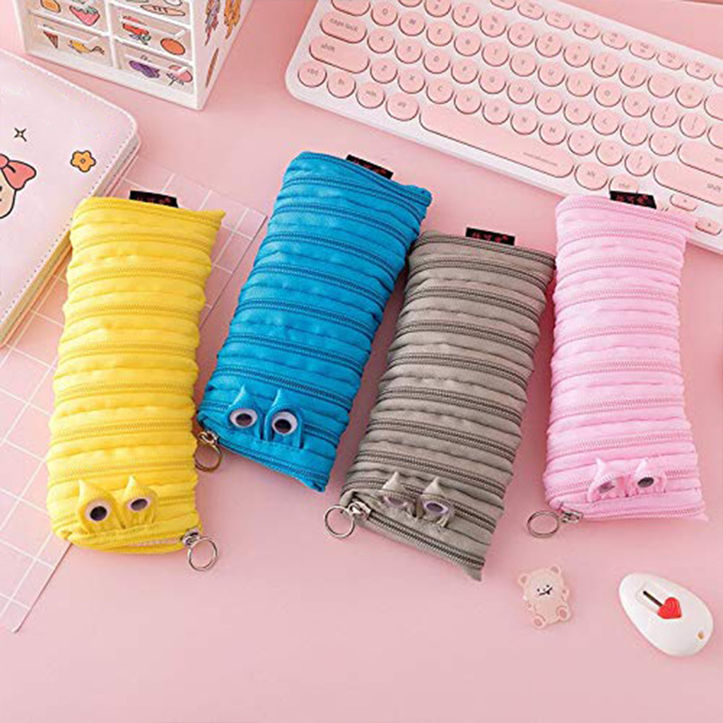 Creative Caterpillar Zipper Pencil Case