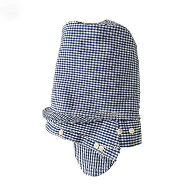 Patterned button hood