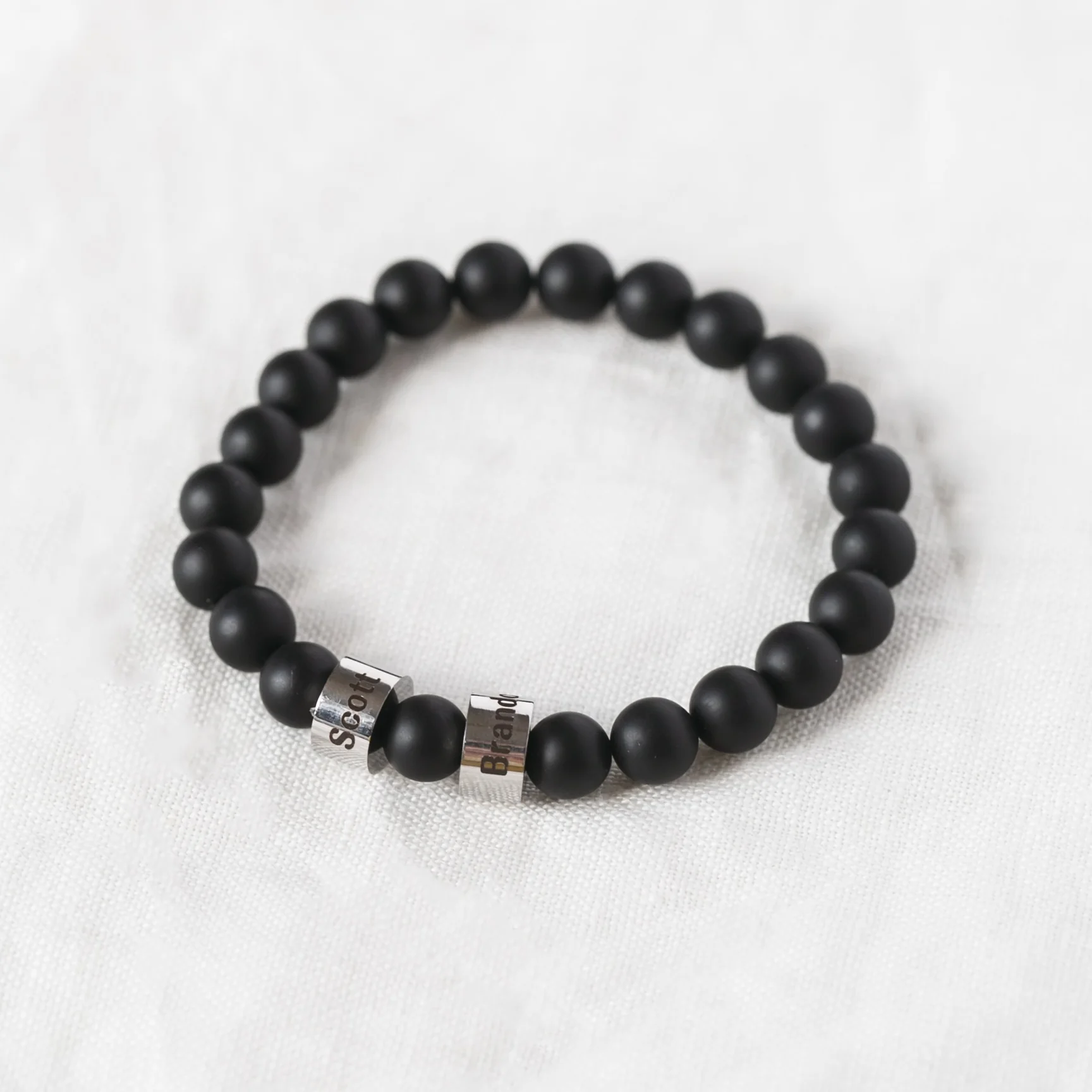 Custom Beaded Bracelet for Men