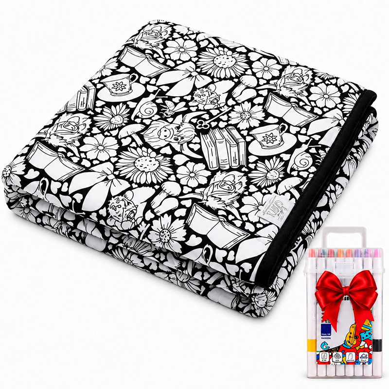 DIY Coloring Blanket